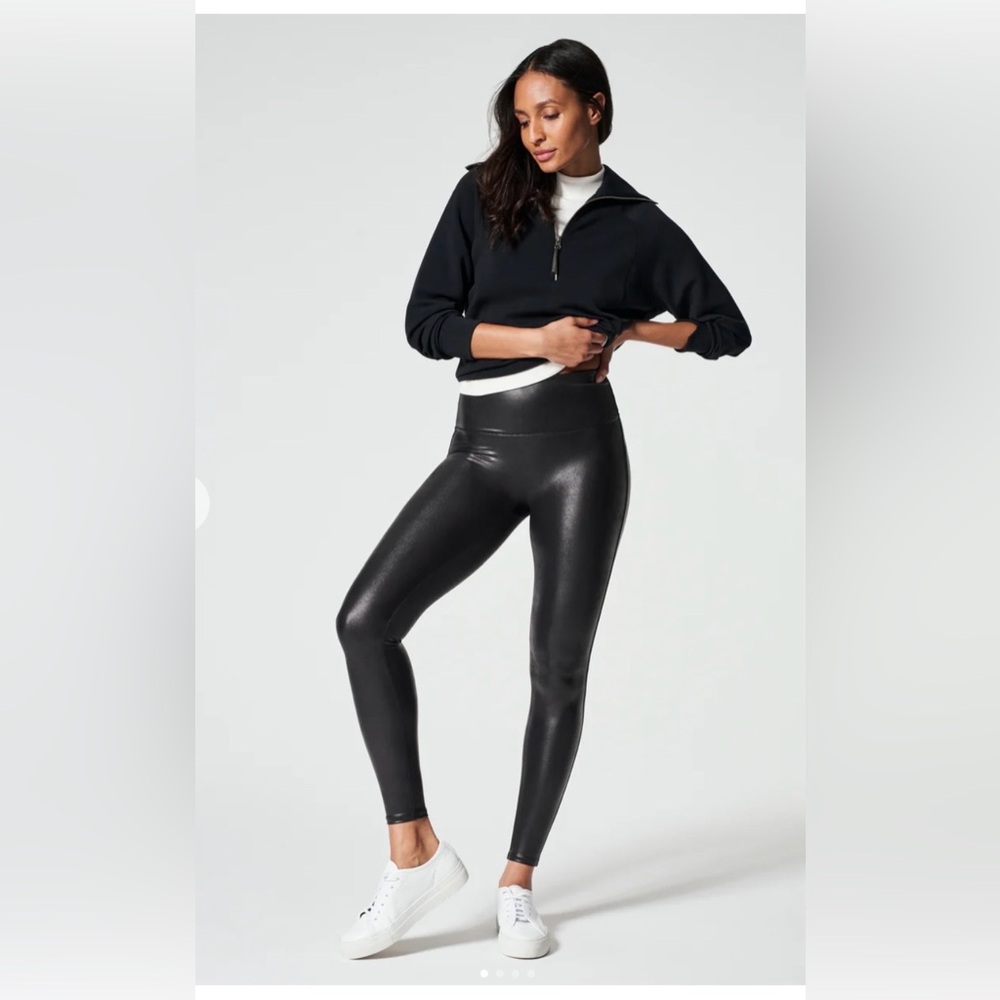 SPANX Faux Leather Leggings